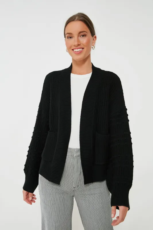Black Bobble Cardigan sold by Tuckernuck