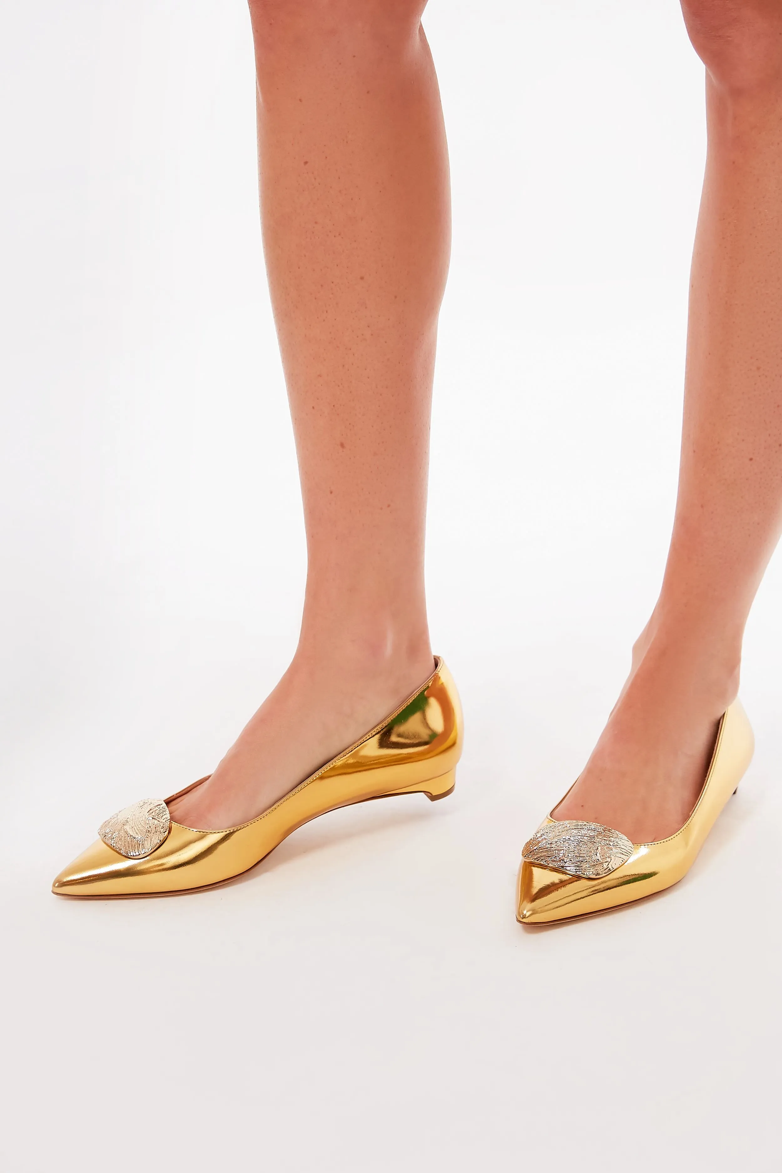 Gold Mirror Bedfa Ripple Pebble Flats sold by Tuckernuck product image thumbnail 3