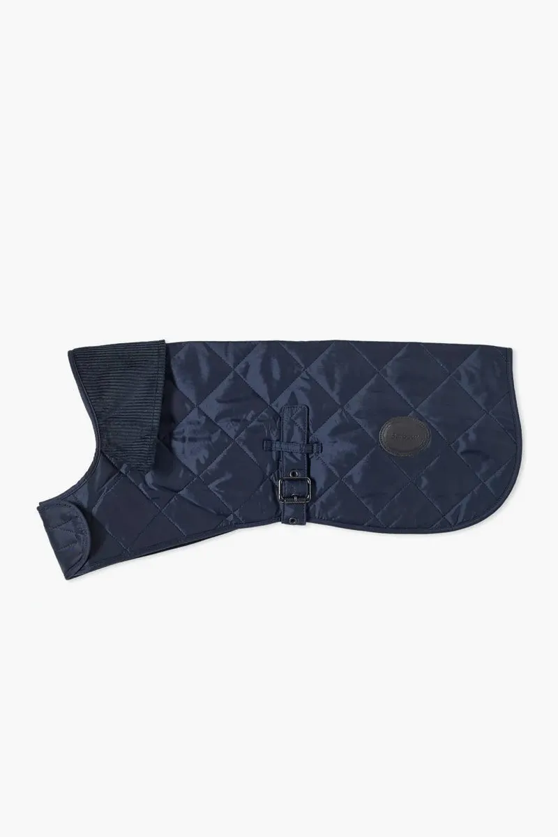 Navy Quilted Dog Coat sold by Tuckernuck