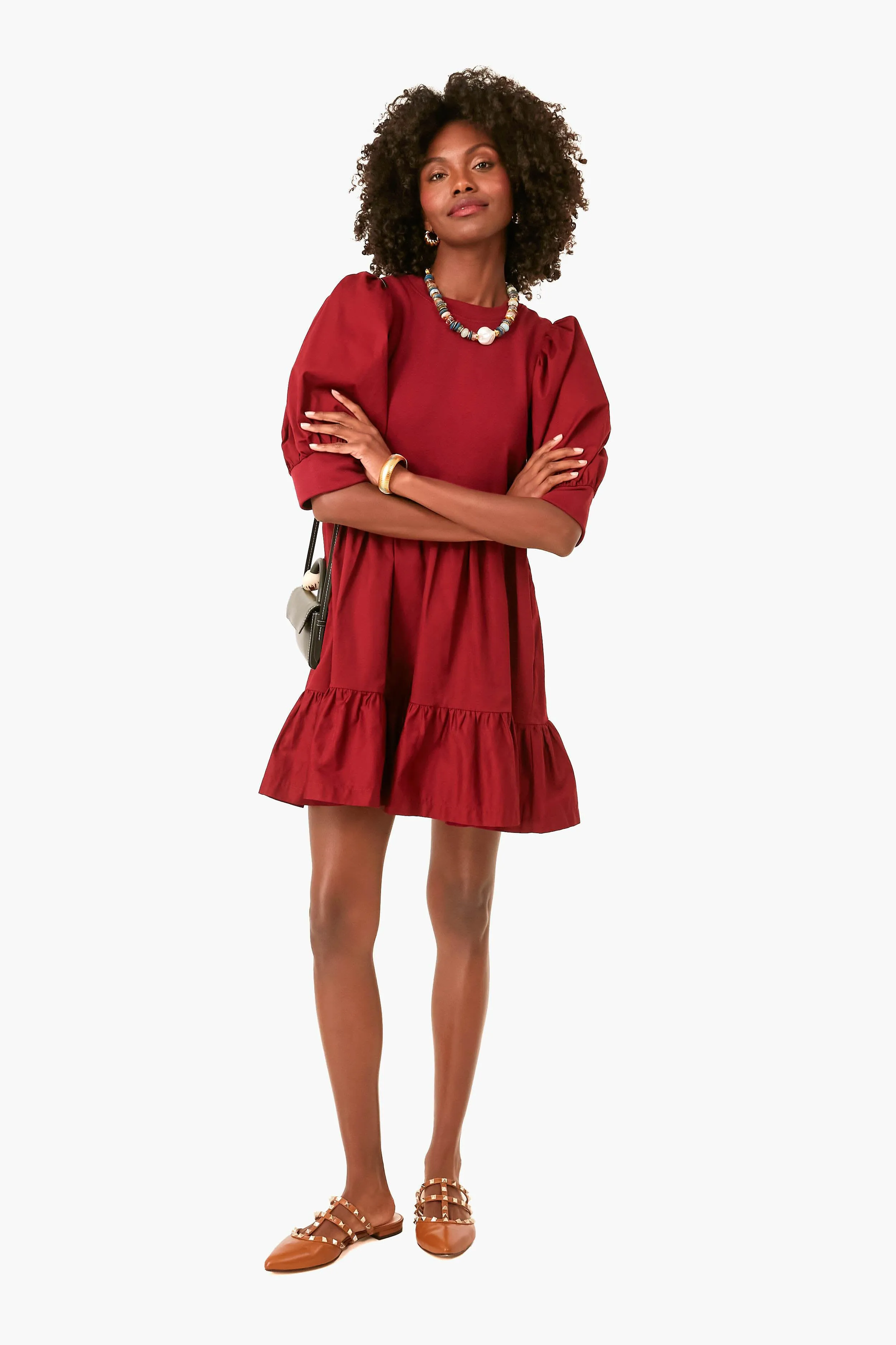 Cognac Davina Slides sold by Tuckernuck product image thumbnail 2