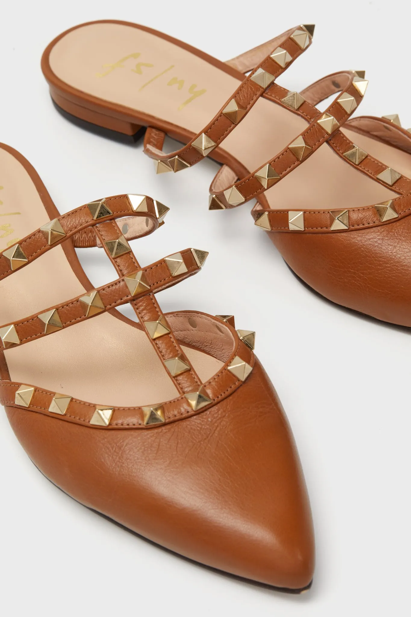 Cognac Davina Slides sold by Tuckernuck product image thumbnail 5