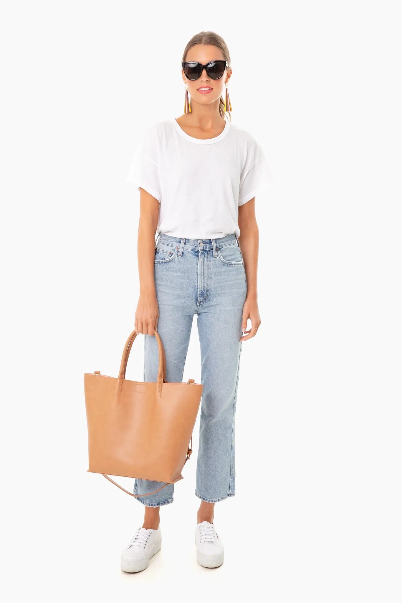 True White Boxy Crew Tee sold by Tuckernuck product image thumbnail 4