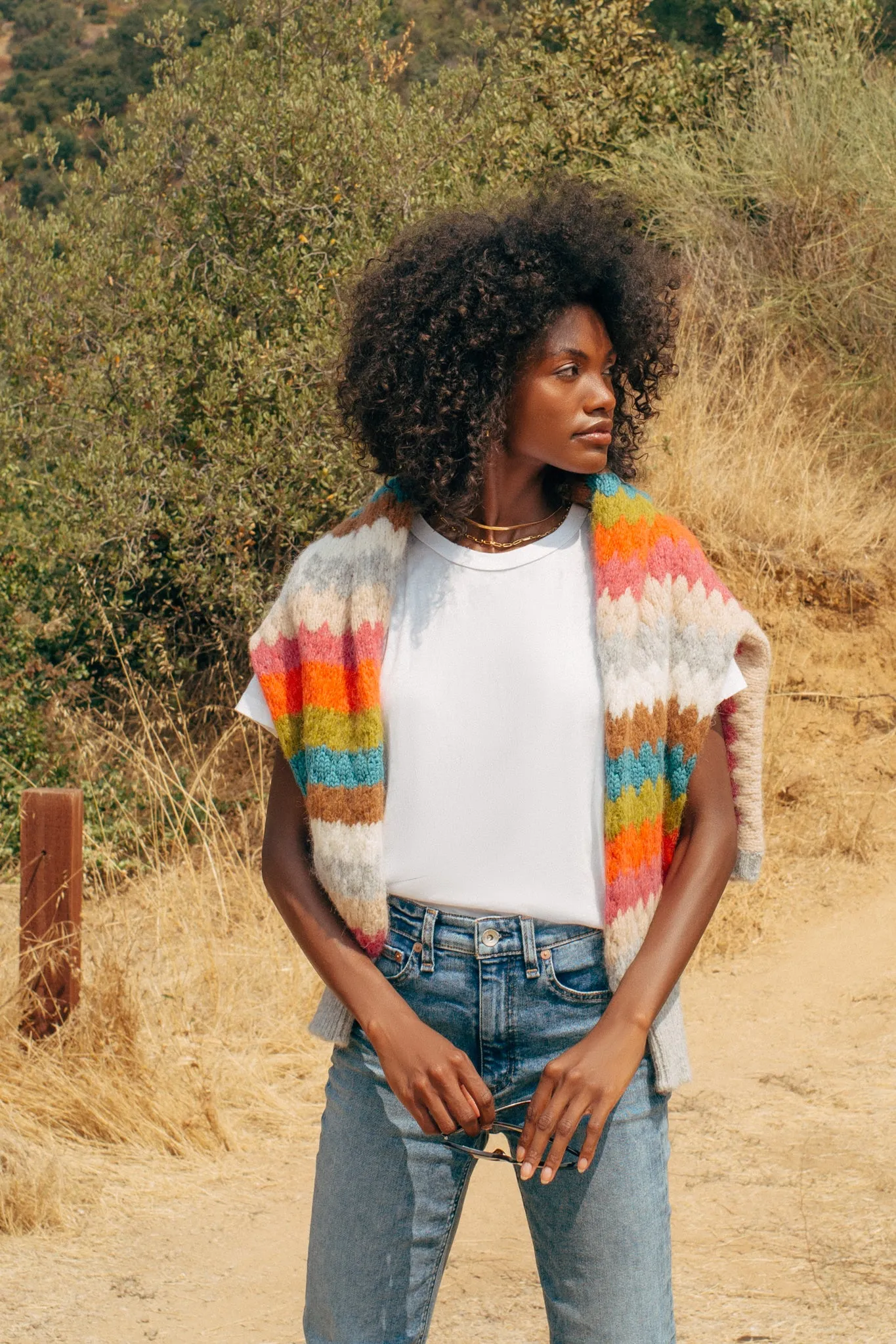 True White Boxy Crew Tee sold by Tuckernuck product image thumbnail 3