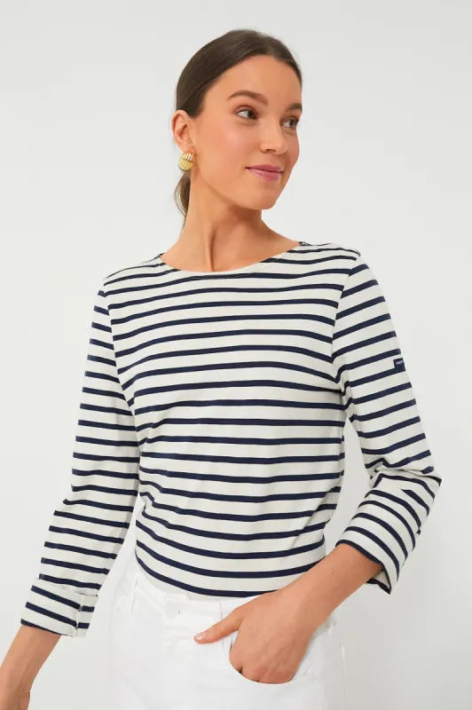 Neige-Marine Minquiers Moderne Shirt made by Saint James