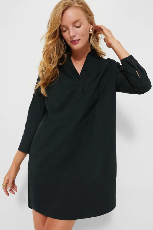 Black Polly Dress made by Tuckernuck