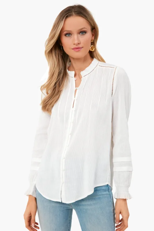 White Willa Top sold by Tuckernuck