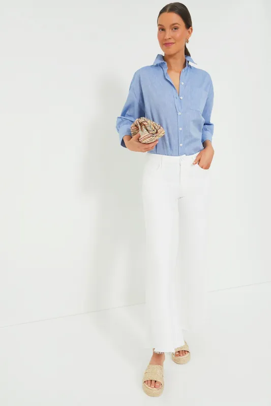 Chambray Adair Boyfriend Shirt sold by Tuckernuck