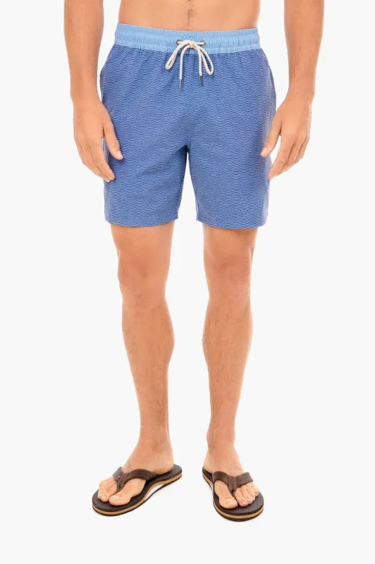 Blue Waves Bayberry Trunks sold by Tuckernuck