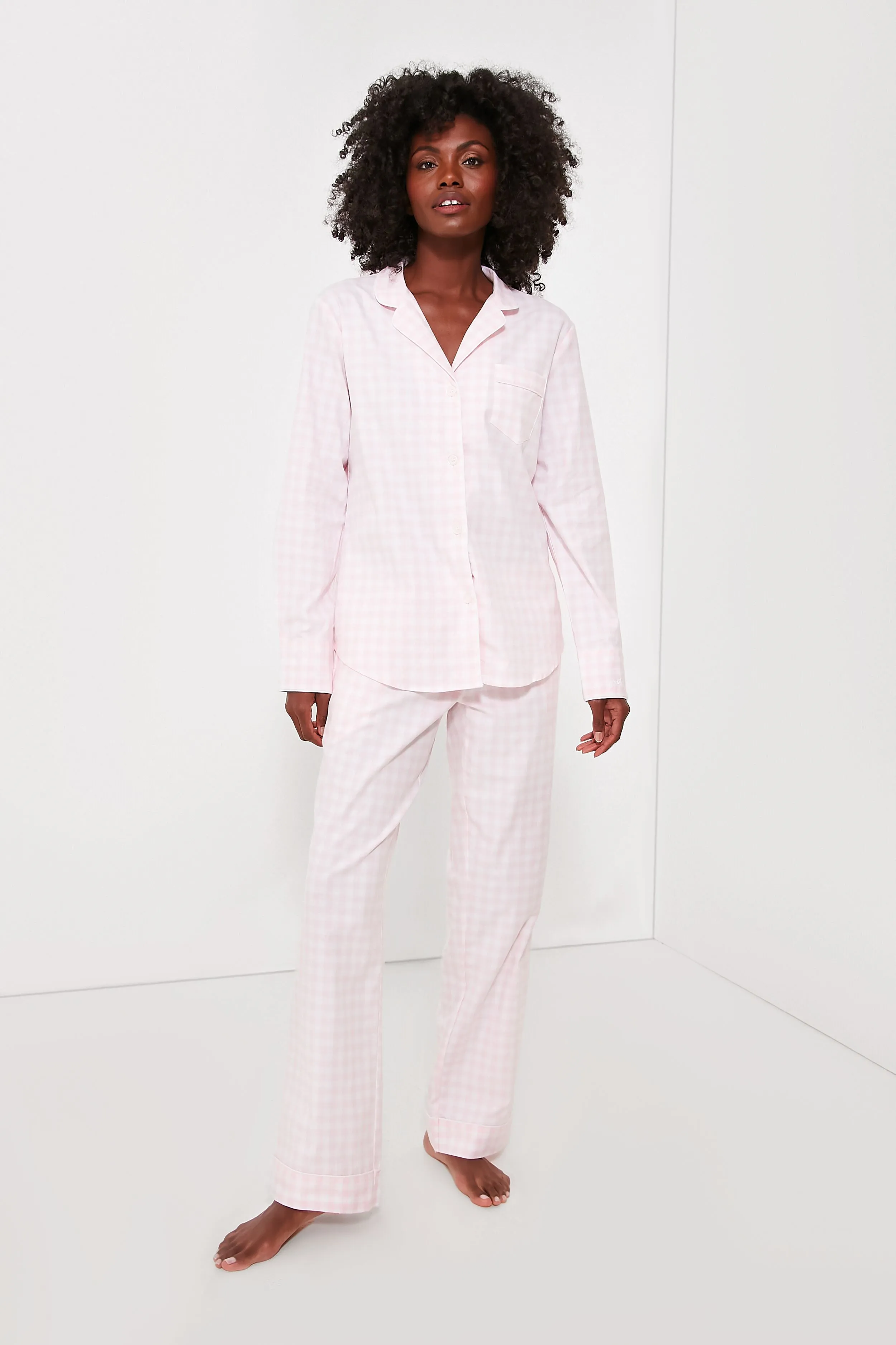 Pink Gingham Pajama Set sold by Tuckernuck