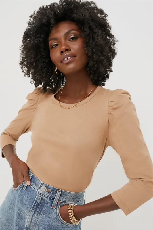 Tan Vesty Long Sleeve Crewneck sold by Tuckernuck