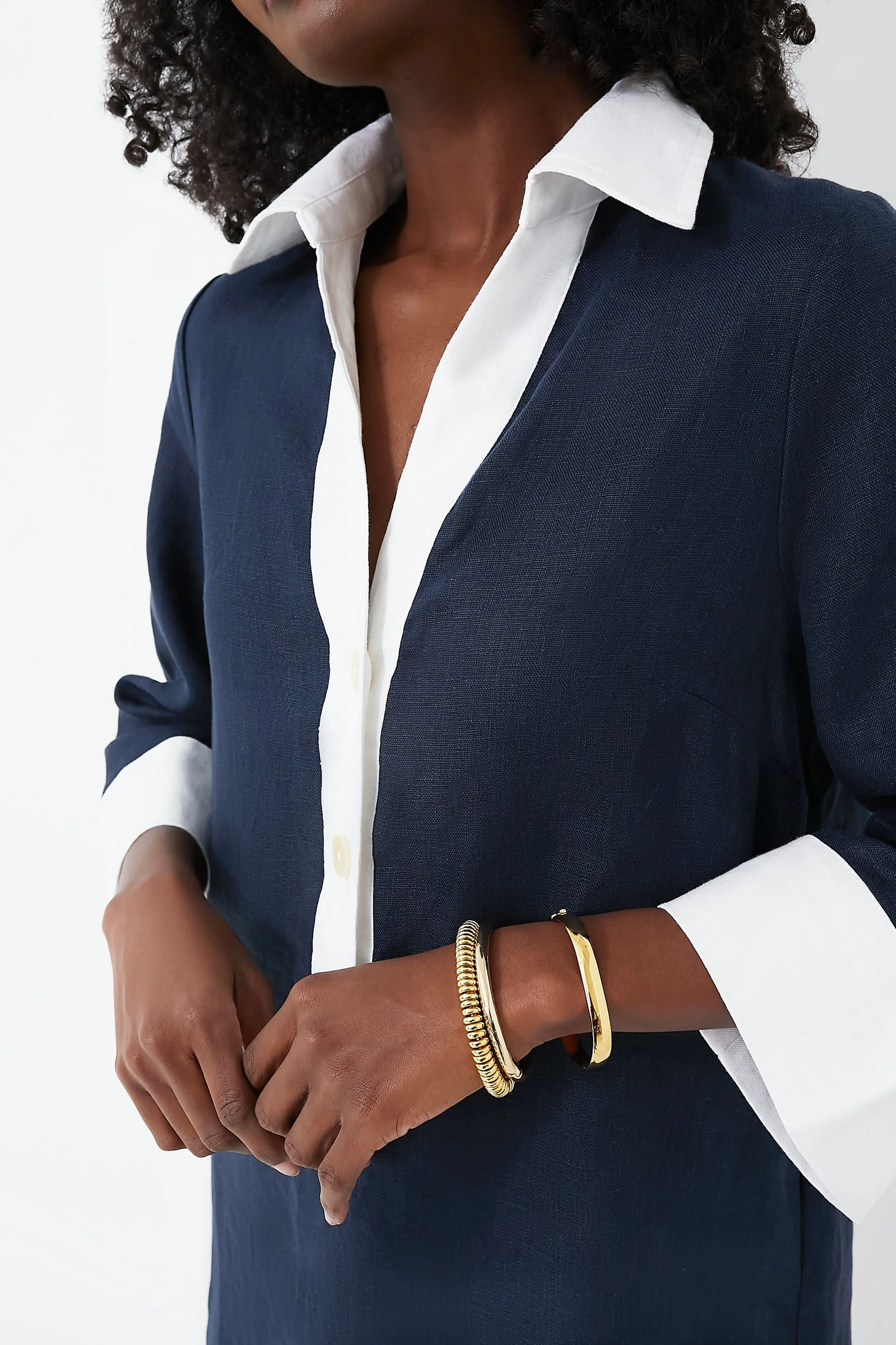 Navy Collier Dress sold by Tuckernuck product image thumbnail 5