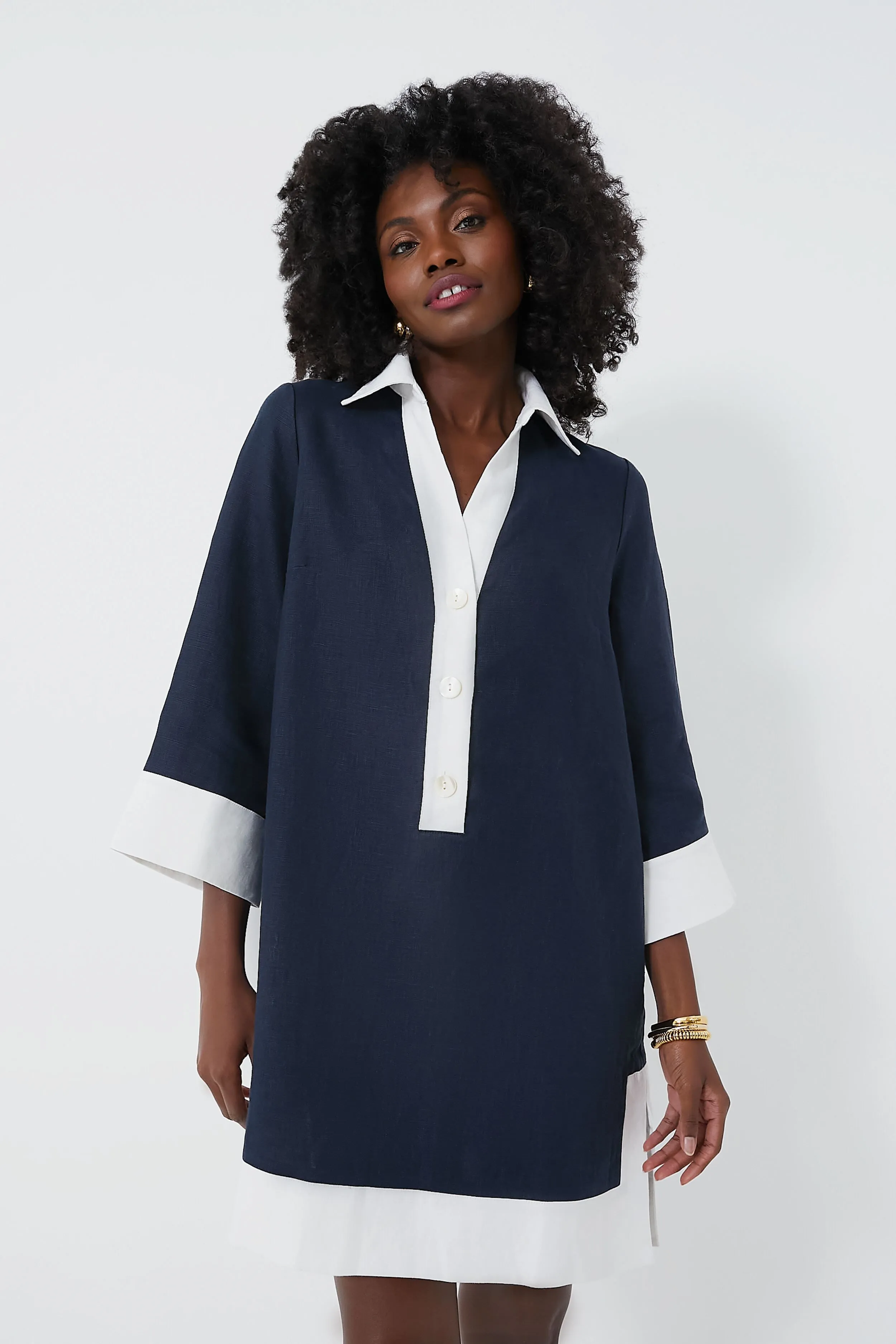 Navy Collier Dress sold by Tuckernuck product image thumbnail 2