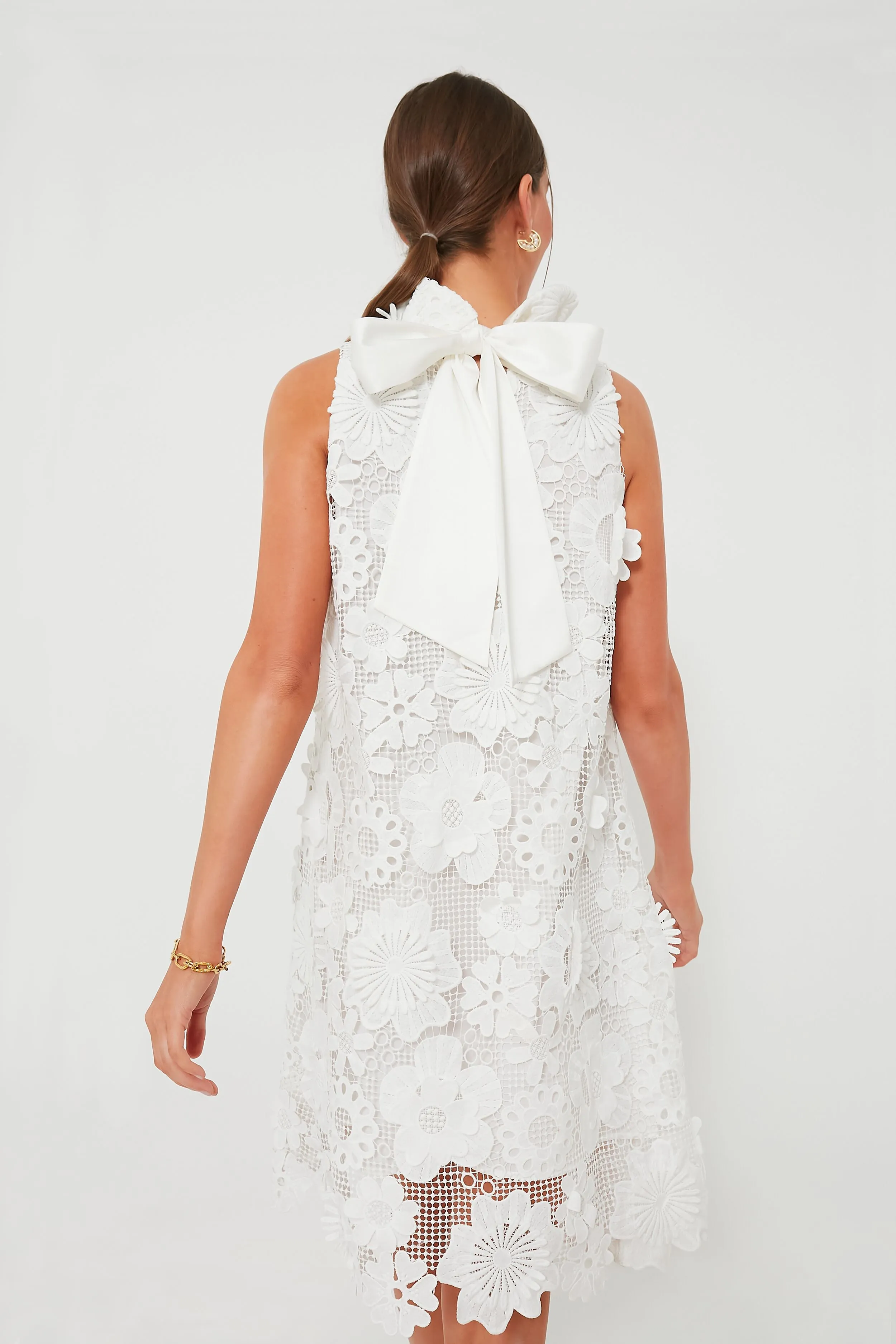 Blanc Guipure Lace Blythe Dress sold by Tuckernuck product image thumbnail 5