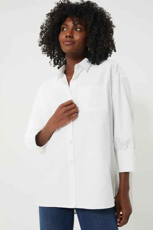 White Oxford Adair Boyfriend Shirt sold by Tuckernuck