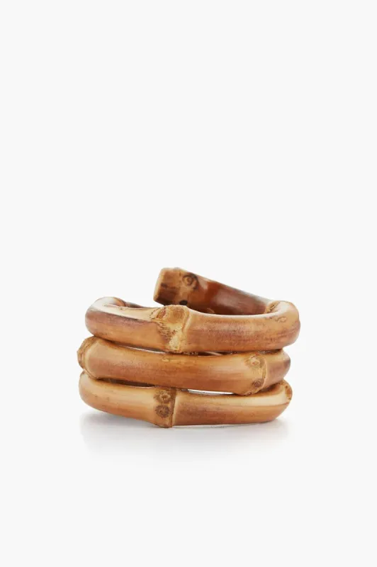 Bamboo Napkin Rings (Set of 4) sold by Tuckernuck
