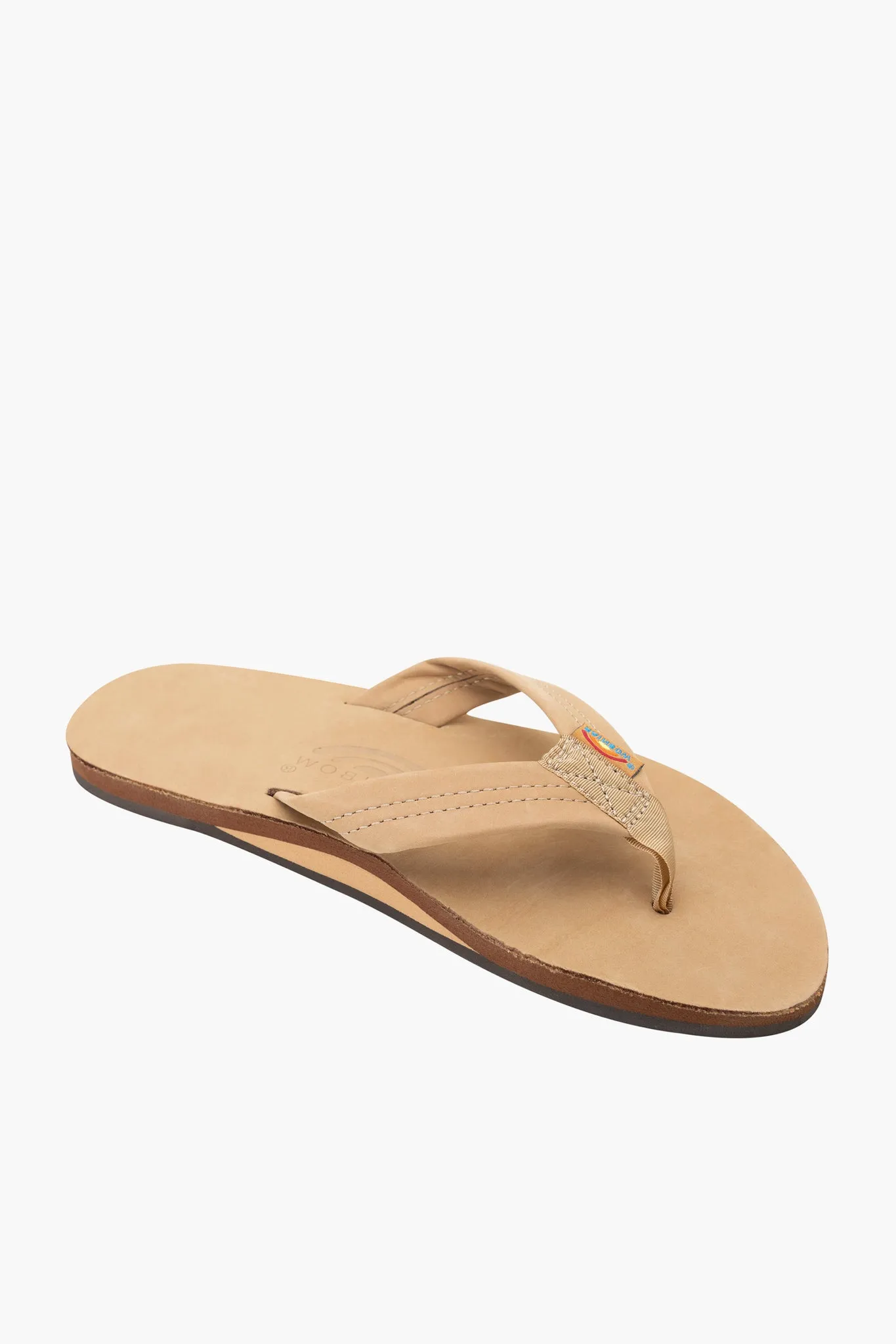 Men's Sierra Brown Premium Leather Single Layer Arch Support Sandal sold by Tuckernuck product image thumbnail 4