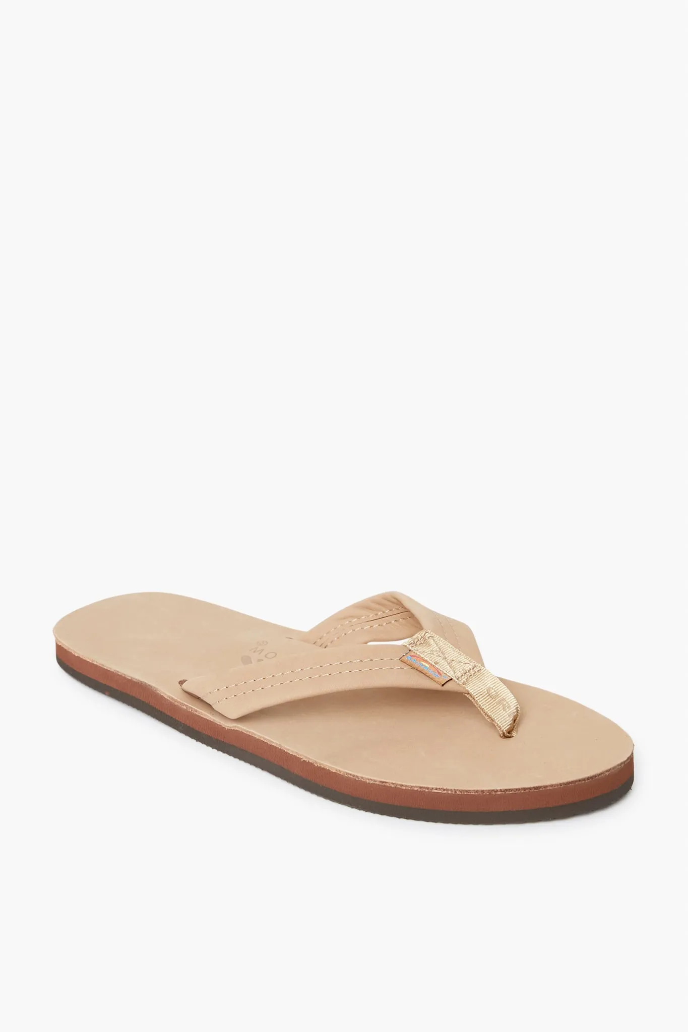 Men's Sierra Brown Premium Leather Single Layer Arch Support Sandal sold by Tuckernuck