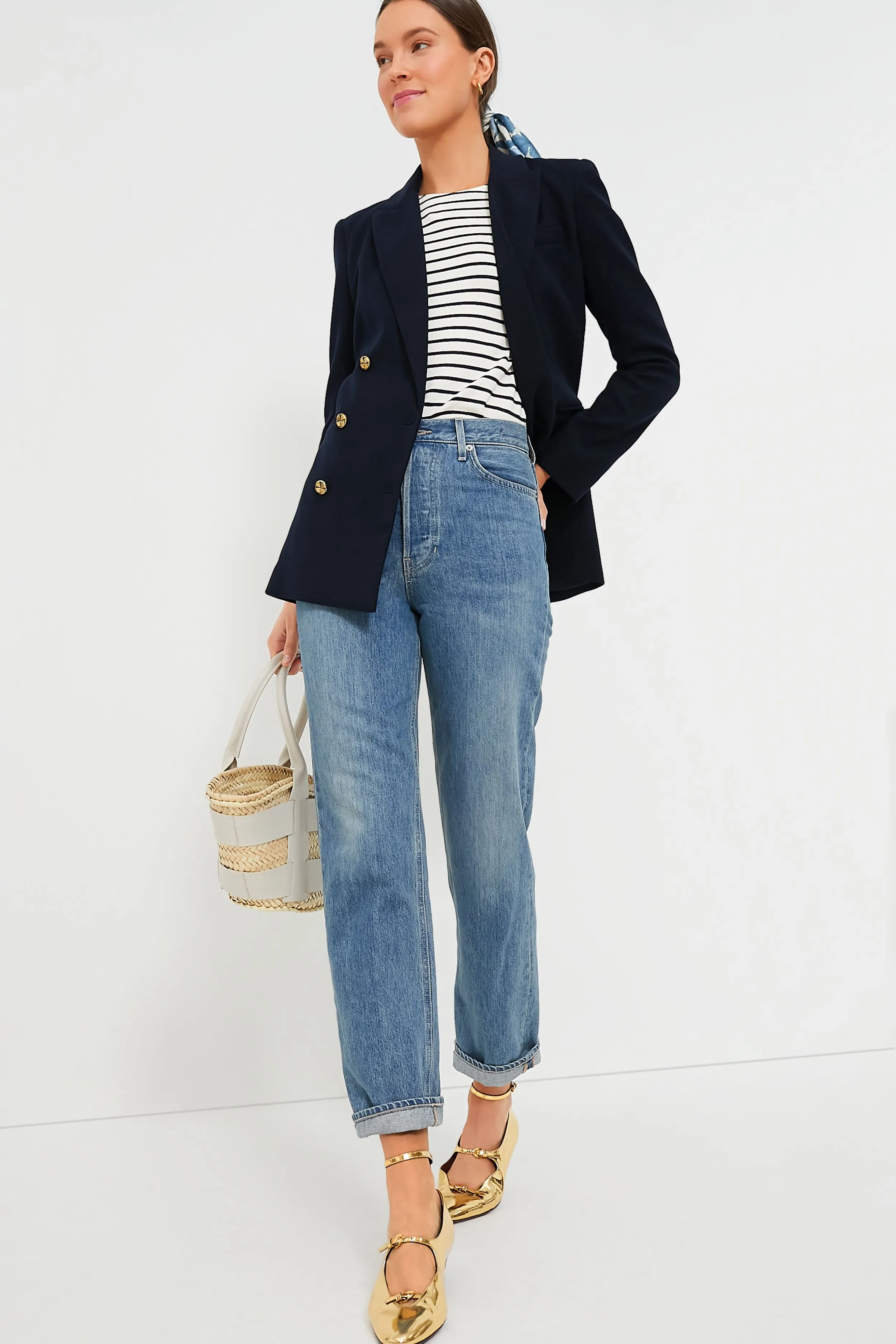 Navy Diana Blazer sold by Tuckernuck product image thumbnail 3