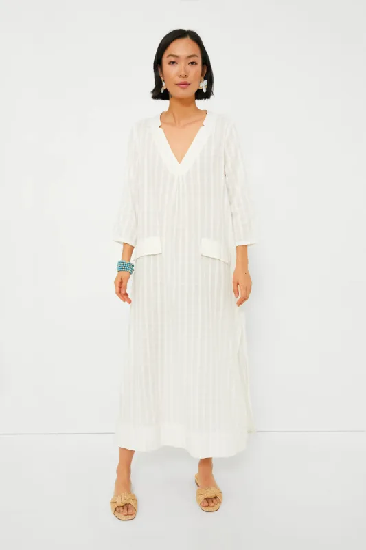 White Carolina Caftan sold by Tuckernuck