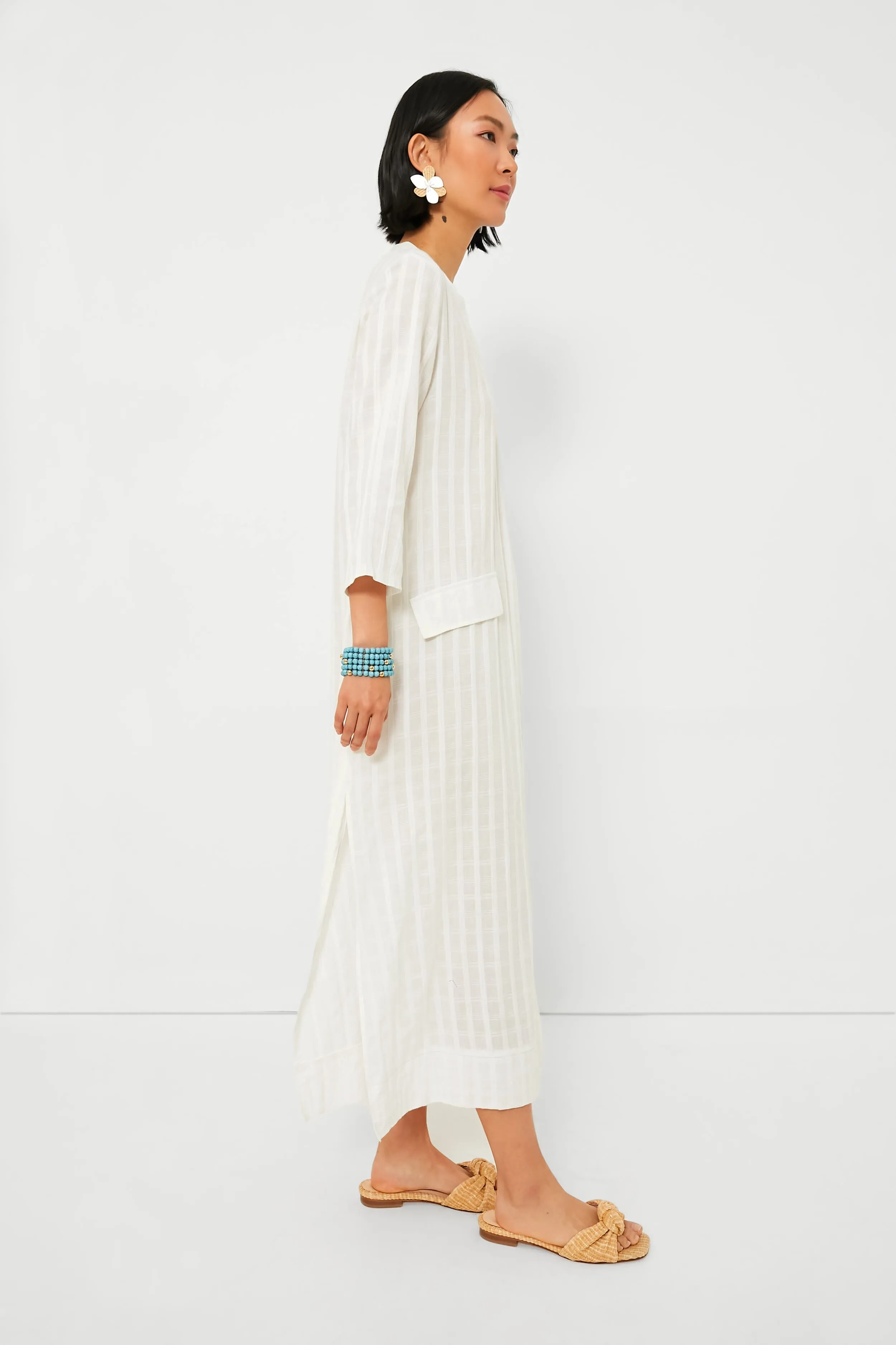 White Carolina Caftan sold by Tuckernuck product image thumbnail 3