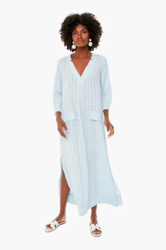 Light Blue Carolina Caftan sold by Tuckernuck