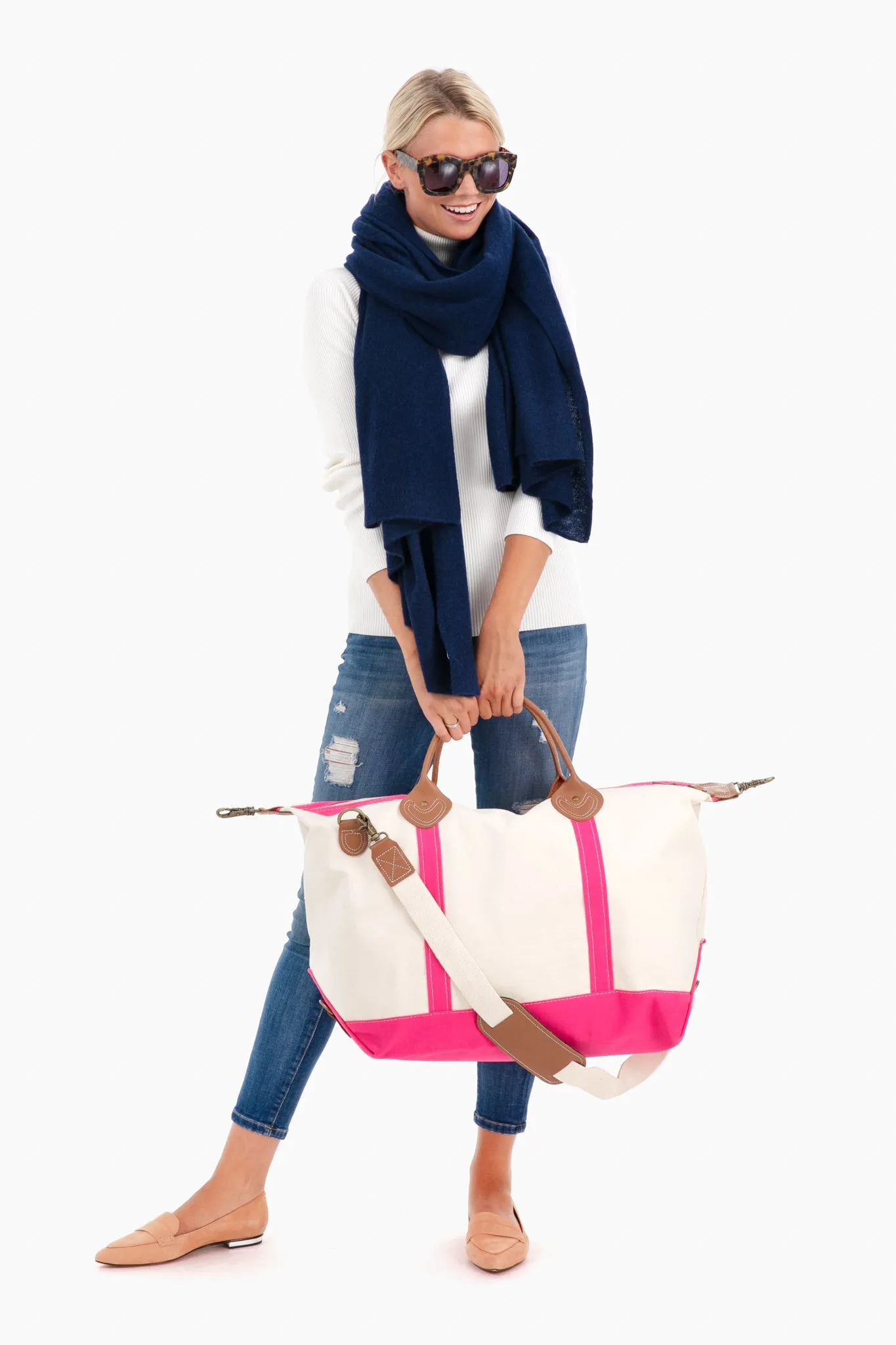 Pink Monogrammed Sunshine Satchel sold by Tuckernuck product image thumbnail 3