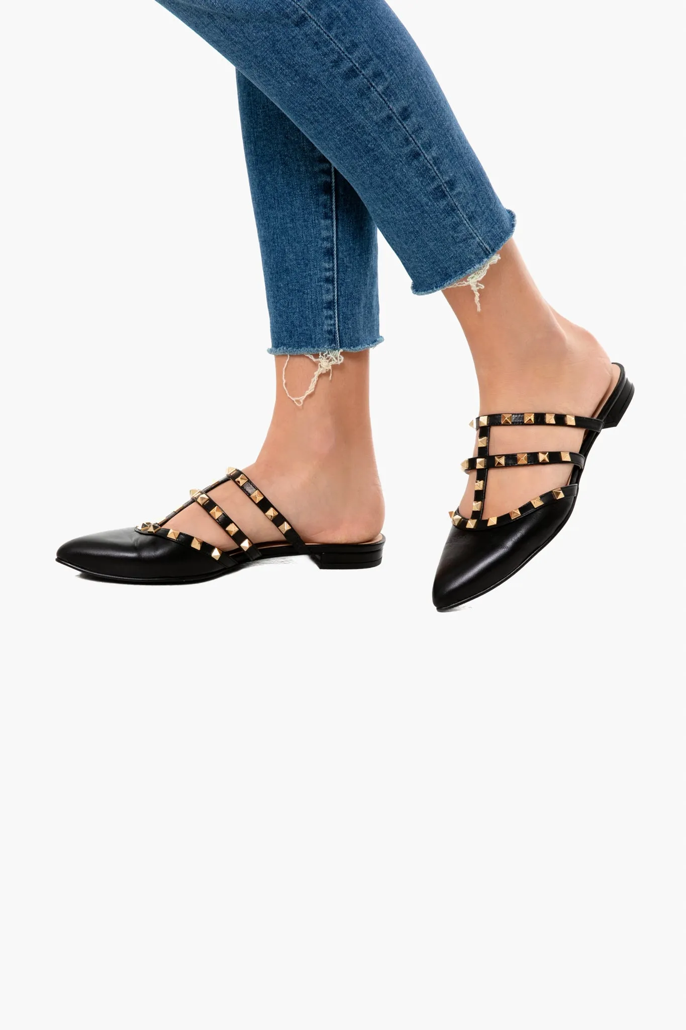 Black Davina Slides sold by Tuckernuck product image thumbnail 2