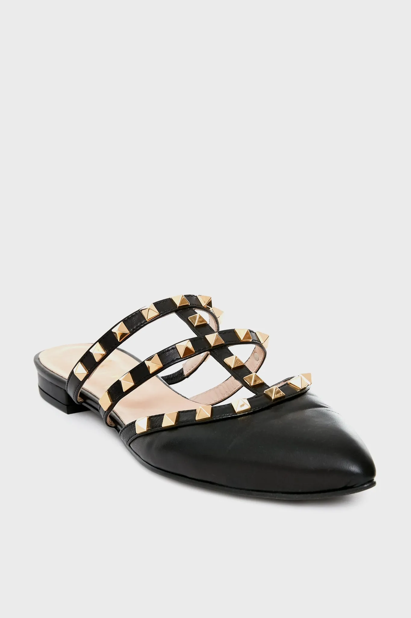 Black Davina Slides sold by Tuckernuck