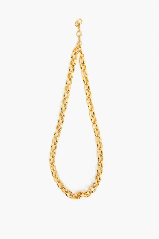 Gold Chunky Chain Link Necklace sold by Tuckernuck