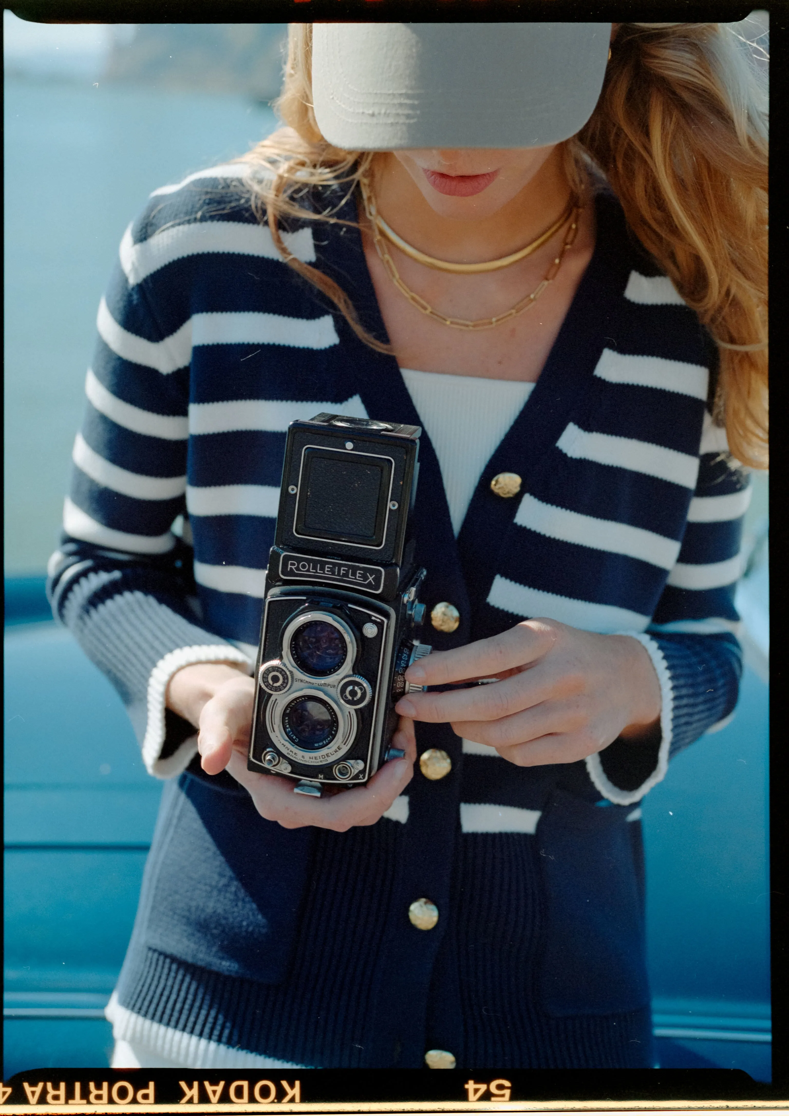 Gold Paperclip Chain Link Necklace sold by Tuckernuck product image thumbnail 3