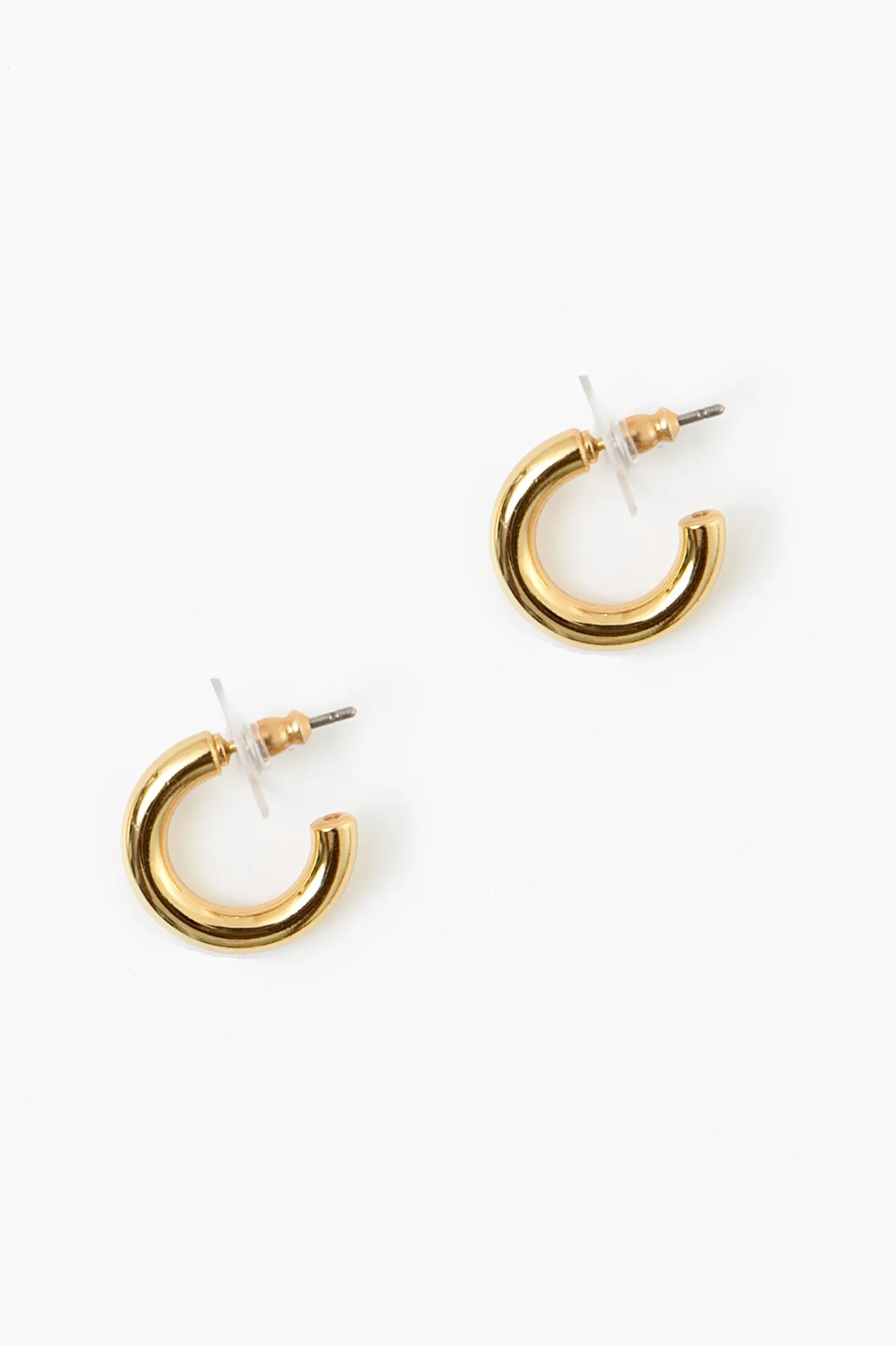 Gold Mini Hoop Earrings sold by Tuckernuck