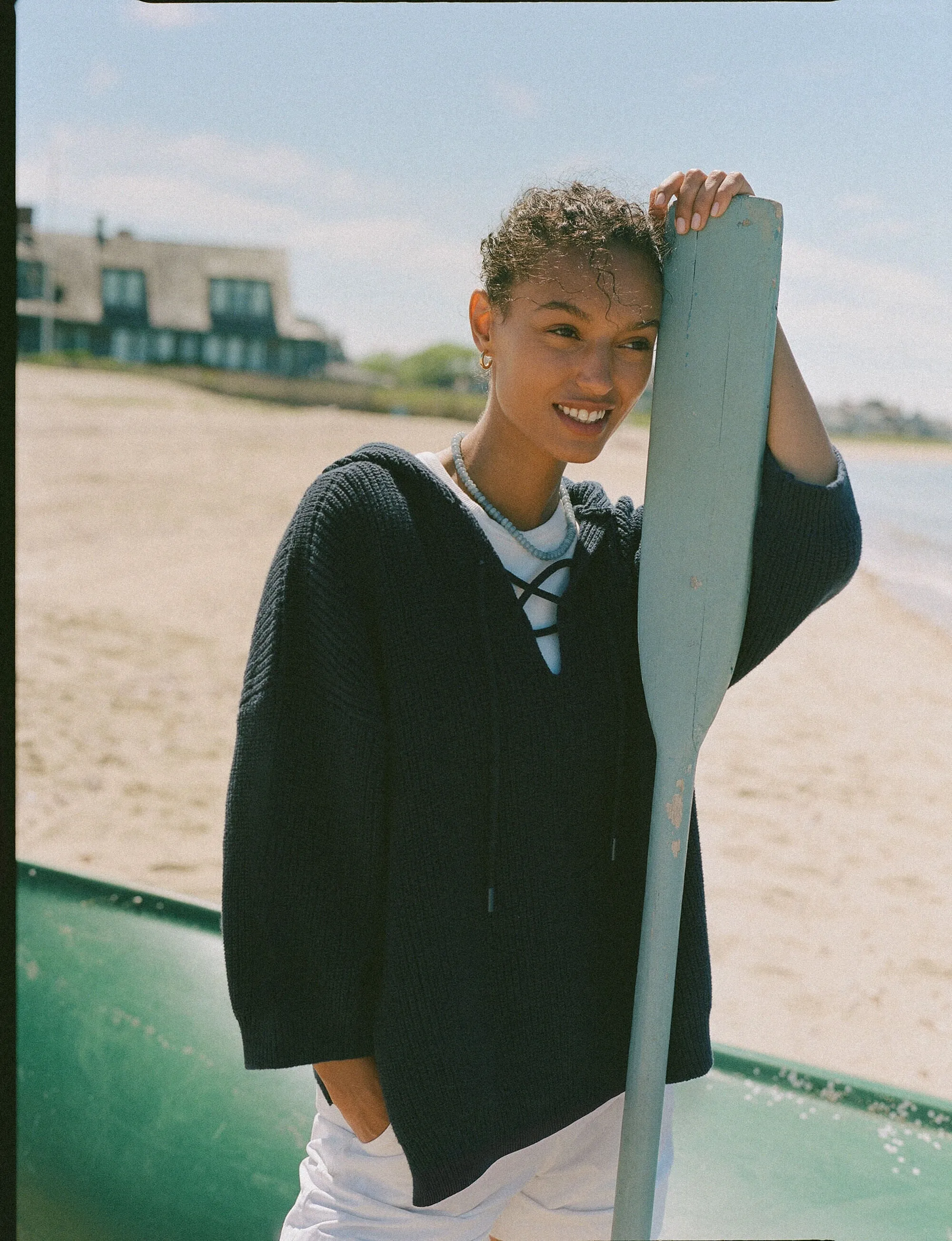 Gold Mini Hoop Earrings sold by Tuckernuck product image thumbnail 2