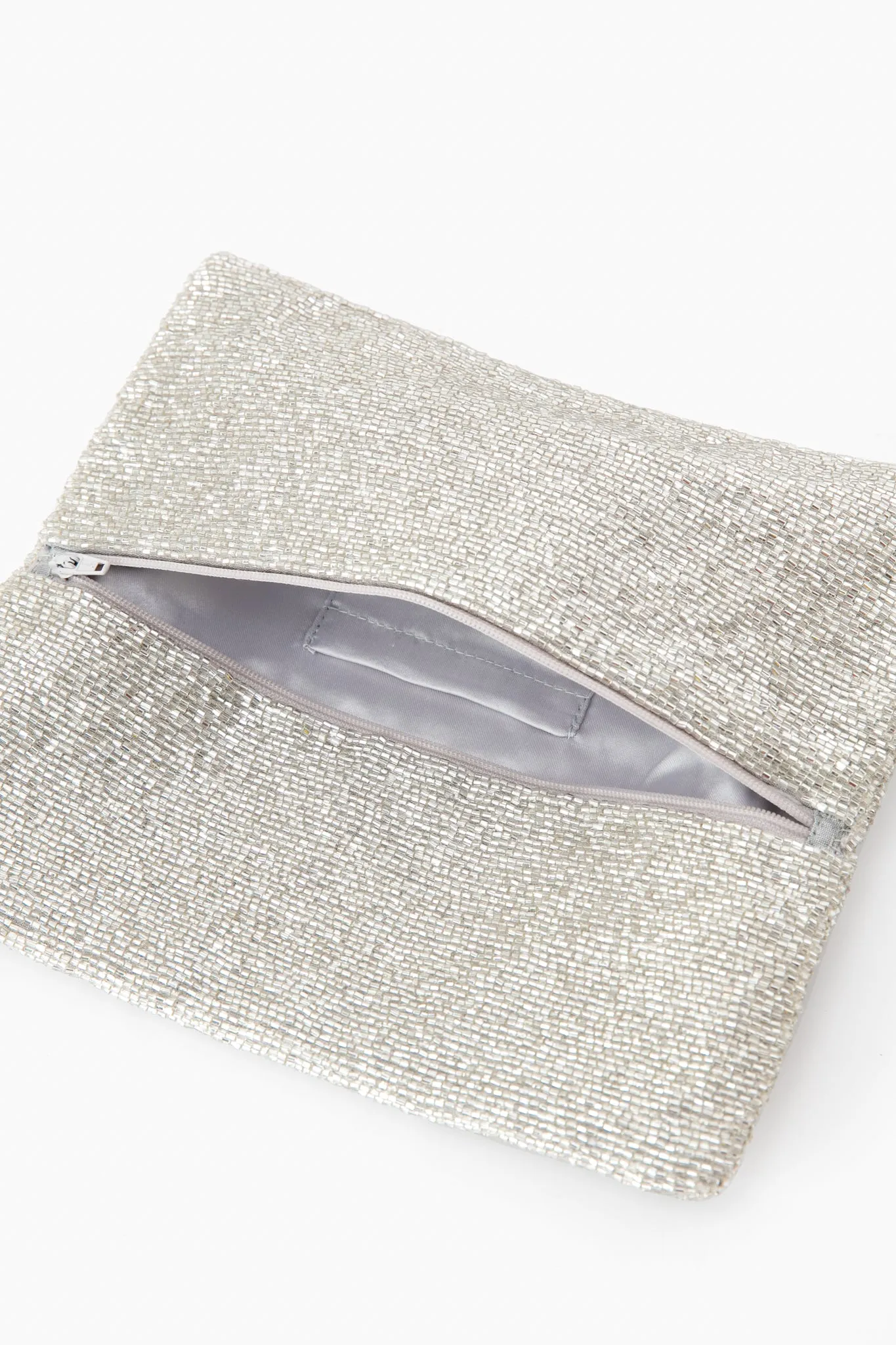Silver Beaded Clutch sold by Tuckernuck product image thumbnail 5