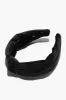 Jet Velvet Knotted Headband sold by Tuckernuck