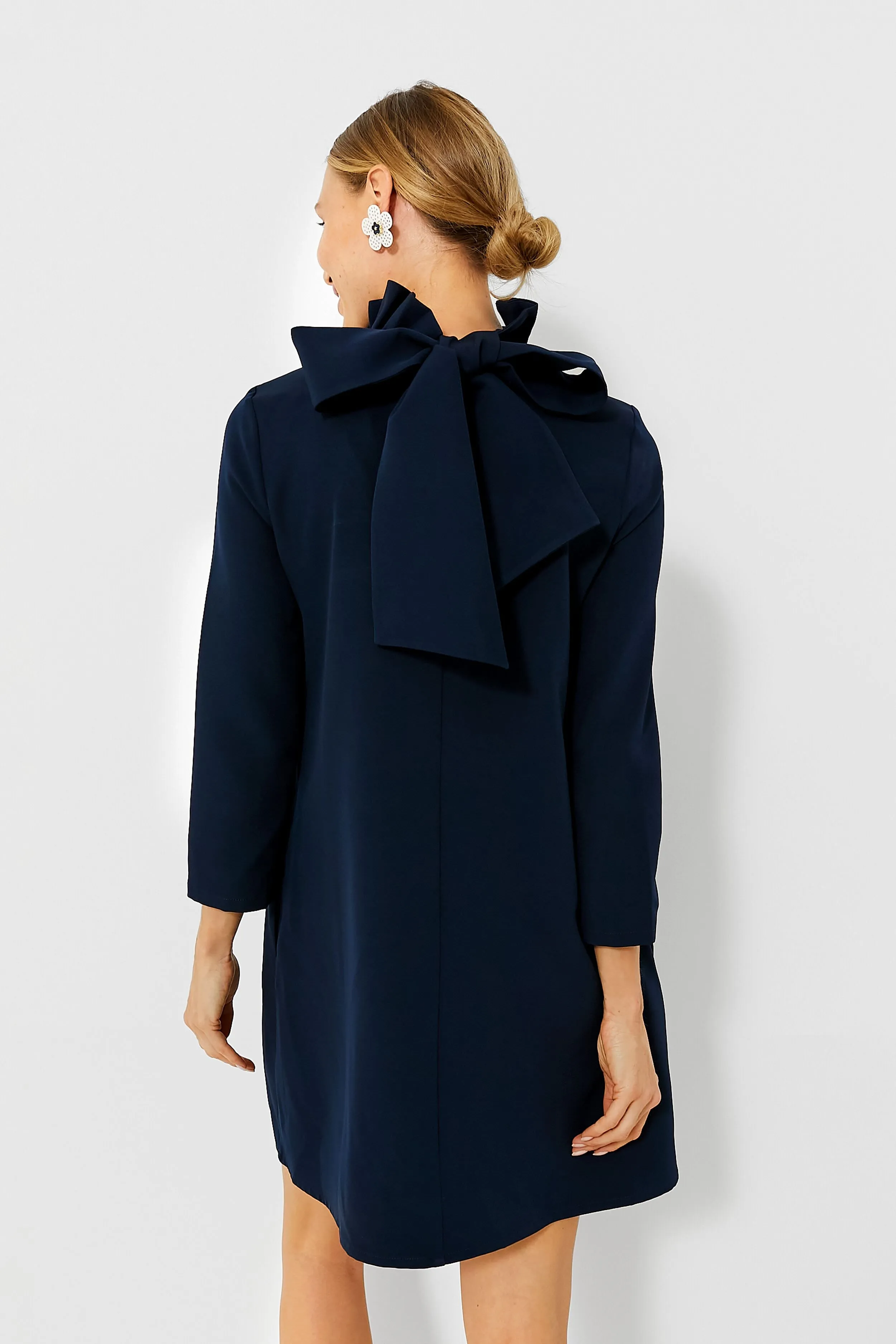 Navy Daphne Dress sold by Tuckernuck product image thumbnail 4