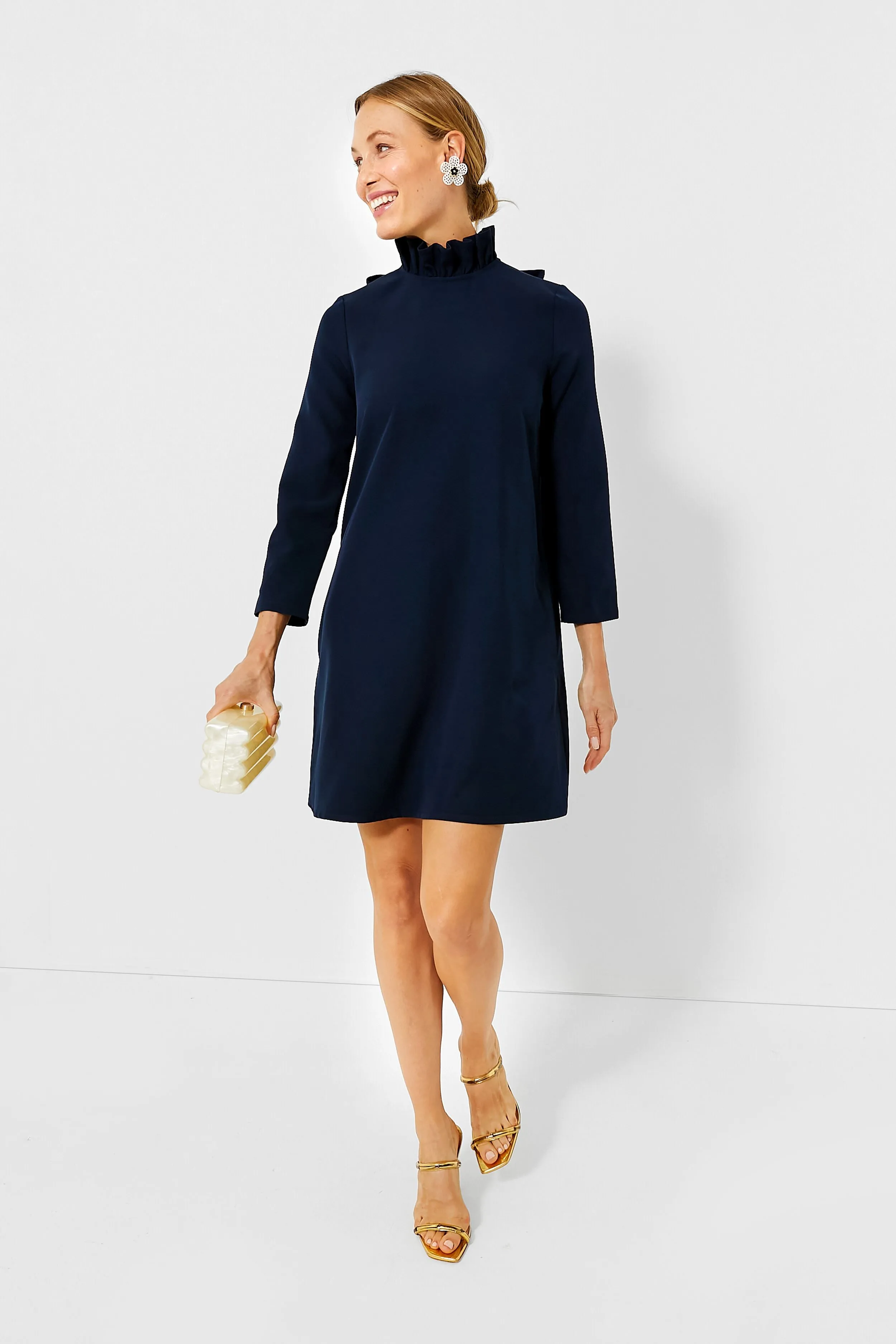 Navy Daphne Dress sold by Tuckernuck