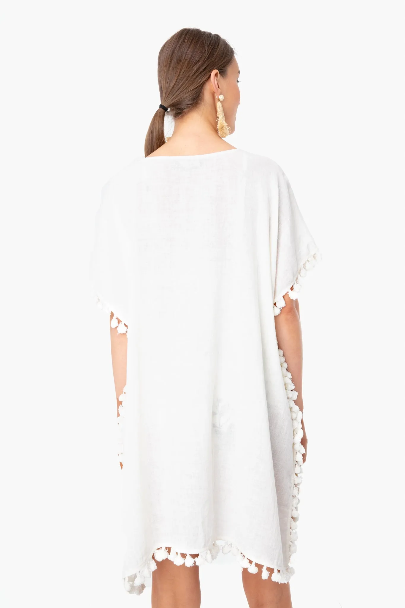 White Katie Caftan sold by Tuckernuck product image thumbnail 5