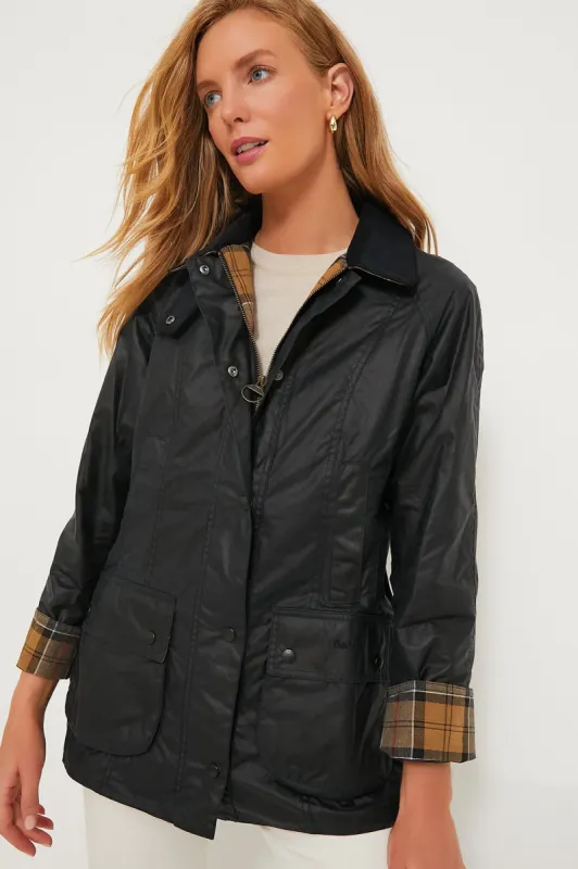 Navy Beadnell Wax Jacket sold by Tuckernuck