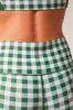 Green Trellis Gingham 6 Inch Ava Bike Short sold by Tuckernuck