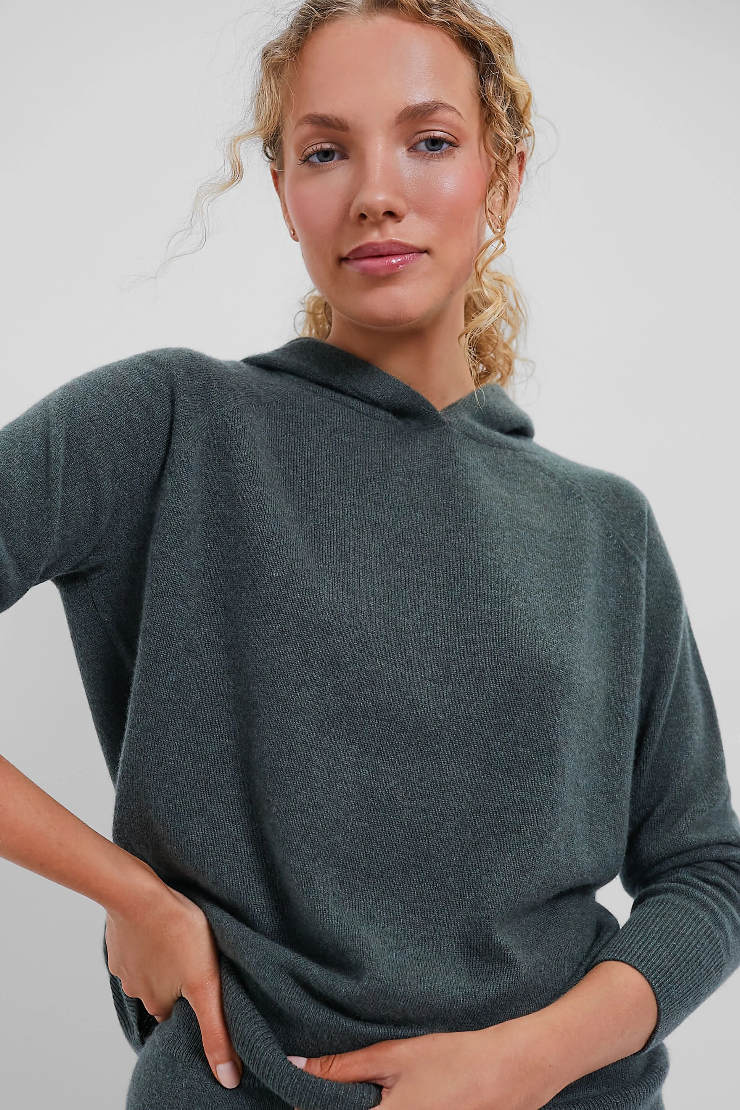 Olive Cashmere Jane Hoodie sold by Tuckernuck