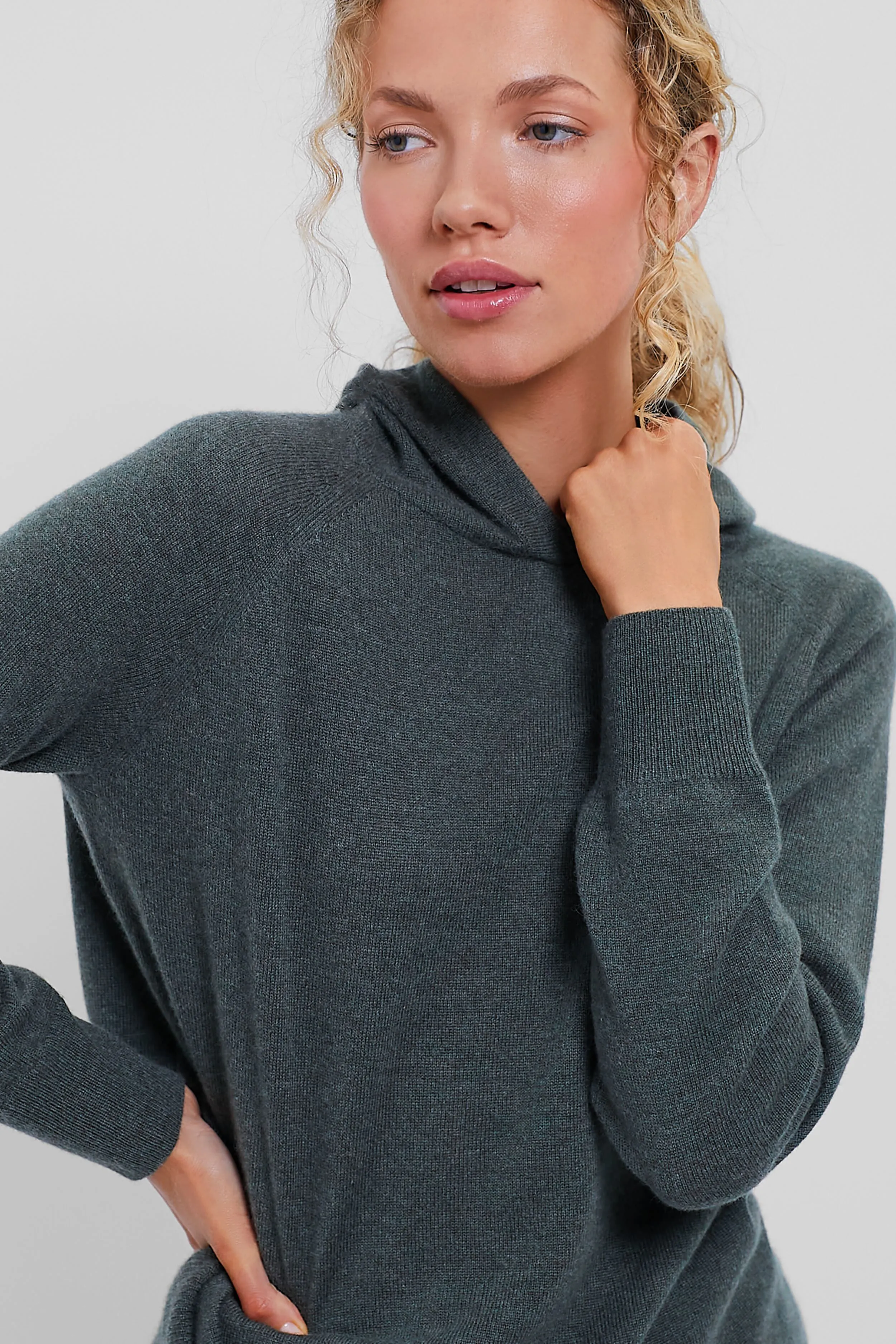 Olive Cashmere Jane Hoodie sold by Tuckernuck product image thumbnail 5