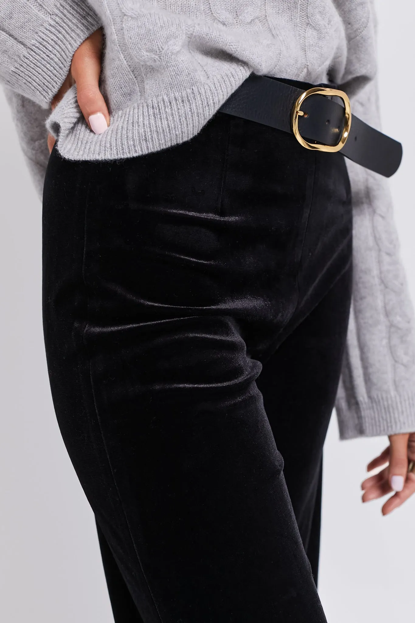 Black Velvet Deja Pant sold by Tuckernuck product image thumbnail 5