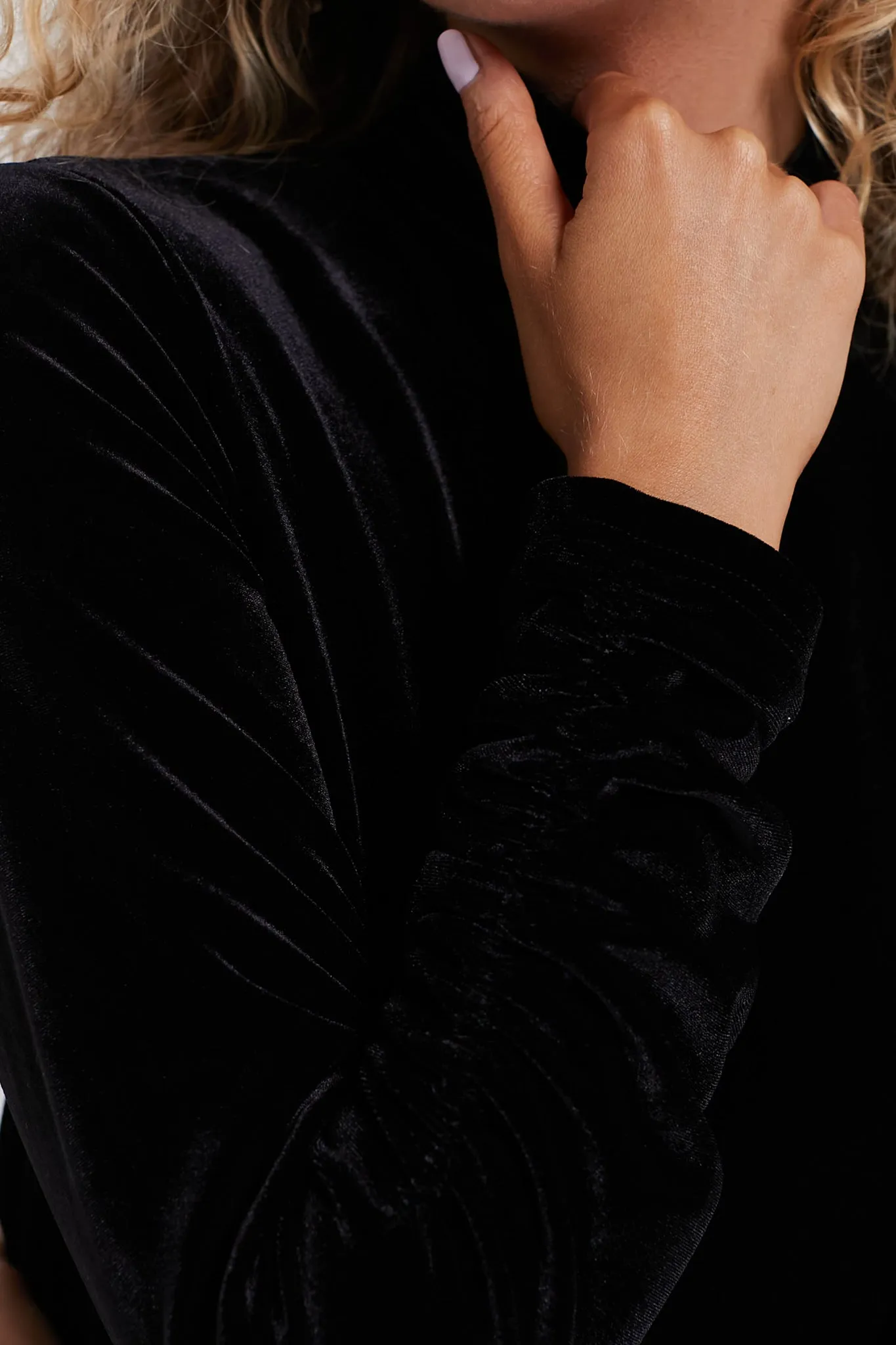 Black Velvet Suzie Dress sold by Tuckernuck product image thumbnail 5