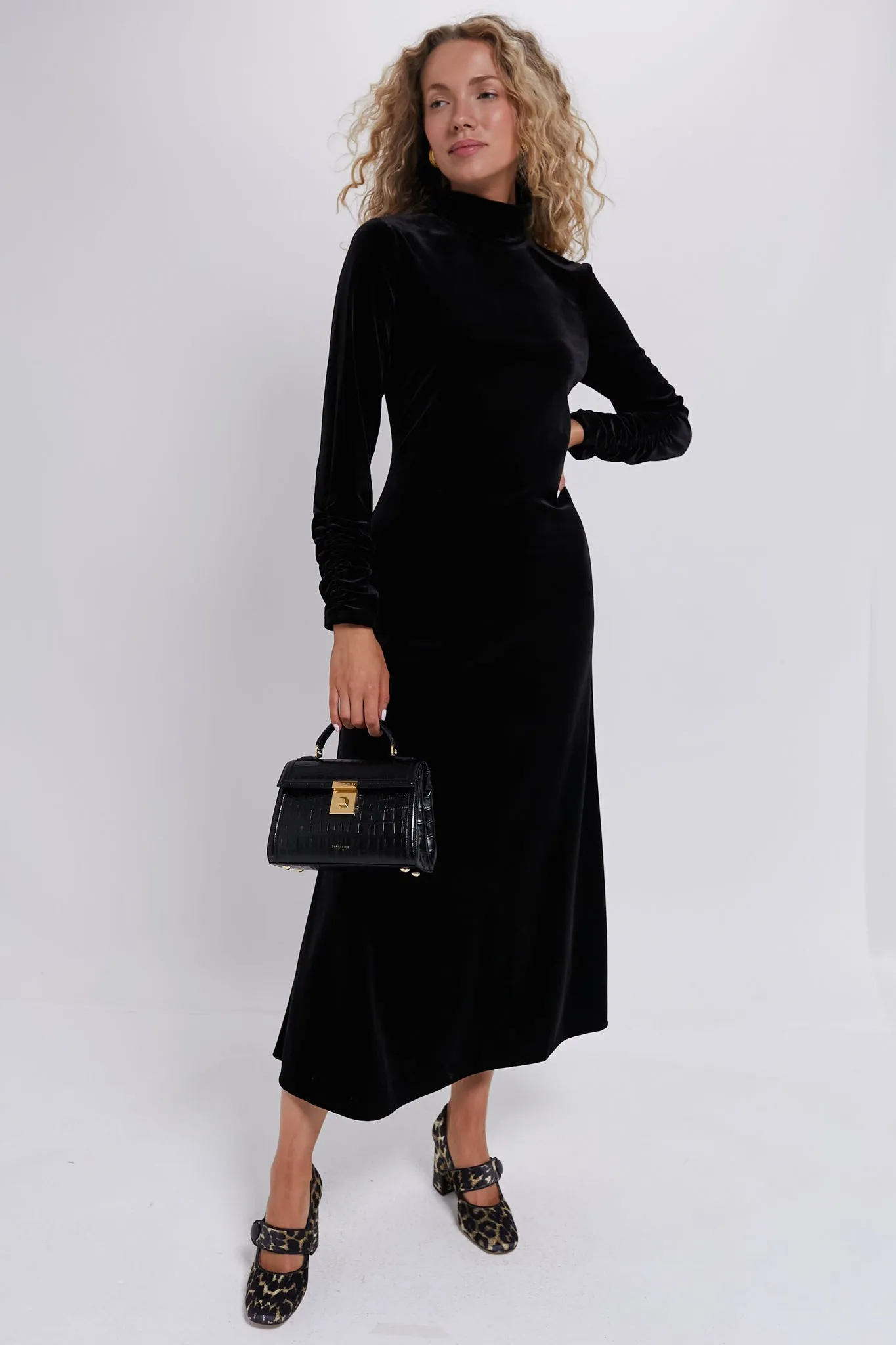 Black Velvet Suzie Dress sold by Tuckernuck product image thumbnail 2