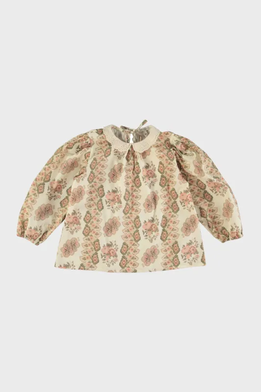 Tapestry Floral Darja Blouse made by Tuckernuck