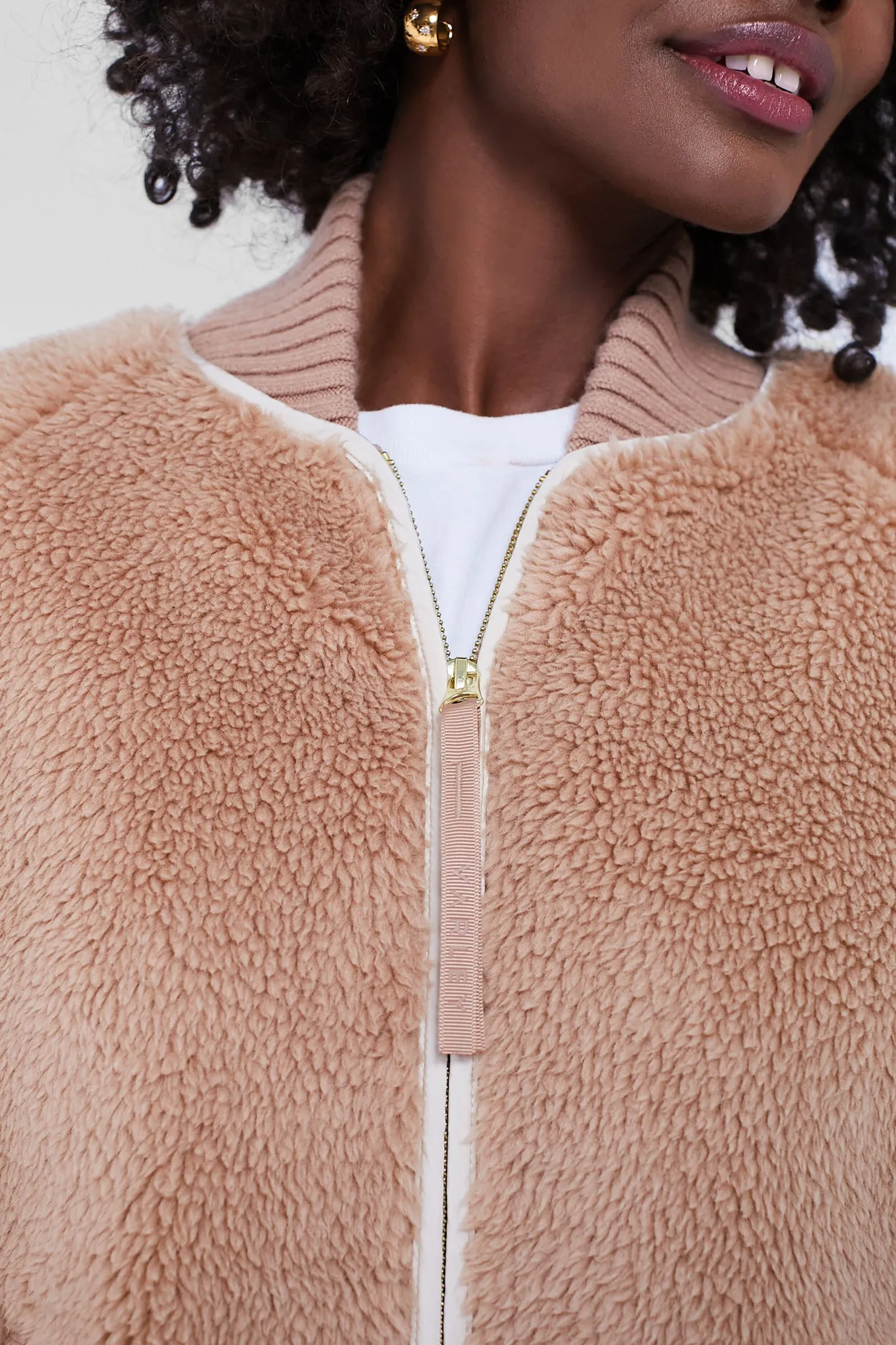 Chanterelle Ella Long Line Sherpa Bomber sold by Tuckernuck product image thumbnail 5