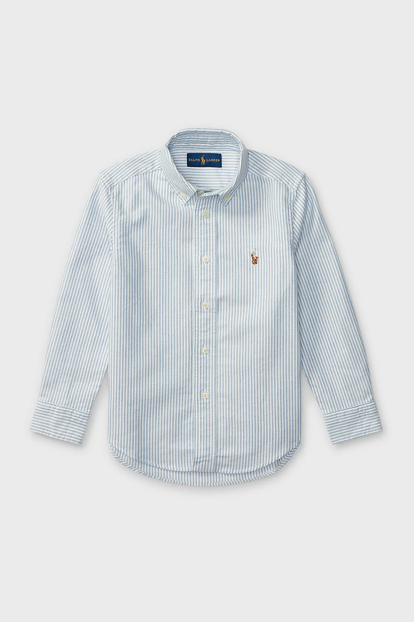 Light Blue Stripe Long-Sleeve Oxford Button Down Sportshirt sold by Tuckernuck