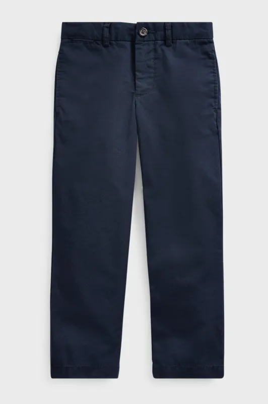 Boys Navy Slim Fit Cotton Chino Pant sold by Tuckernuck