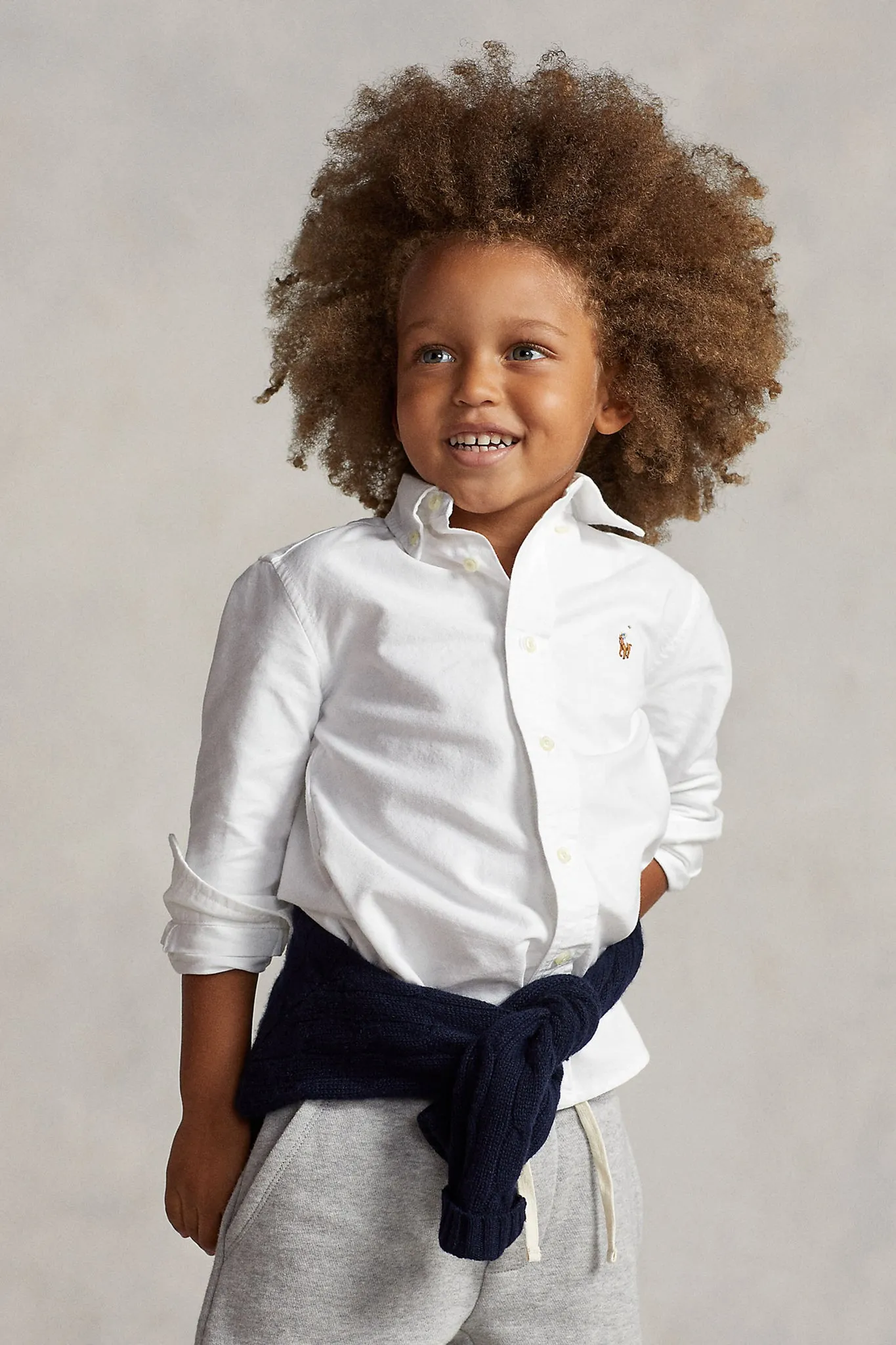 Little Boys White Long-Sleeve Oxford Button-Down Sportshirt sold by Tuckernuck product image thumbnail 4