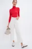 Red Lightweight Ribbed Turtleneck sold by Tuckernuck